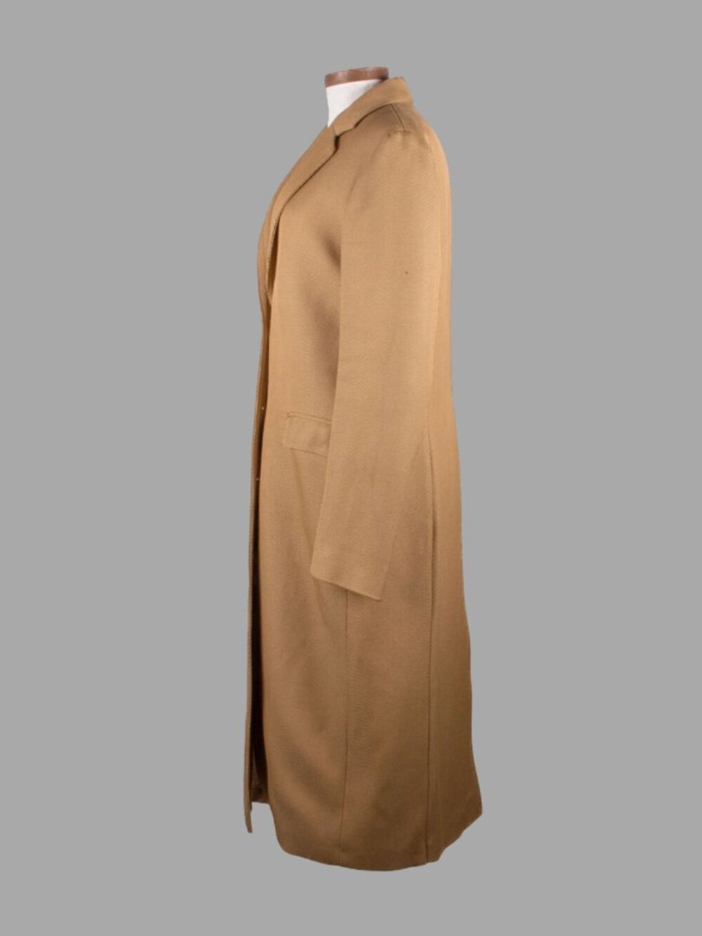 ACNE STUDIOS A/W 2016 AVRA Tan Camel Long Topcoat Sz IT 38 US S Viscose Overcoat - Picture 3 of 12